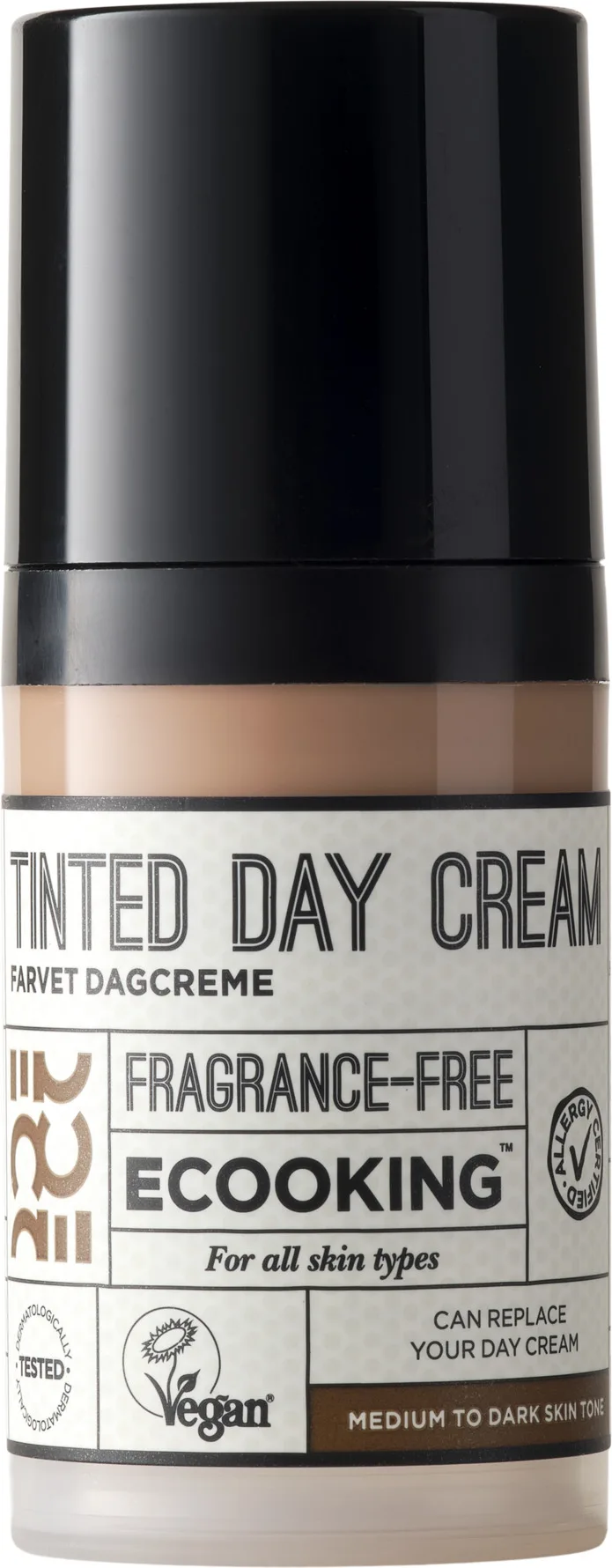 ECOOKING Tinted Day Cream 30 ml ─ Medium/Dark