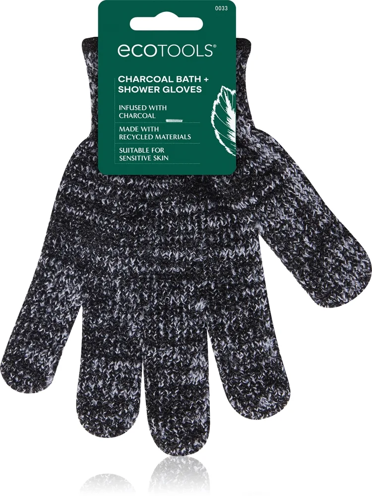 EcoTools Charcoal Bath Infused Gloves kuorintakäsine 2 kpl