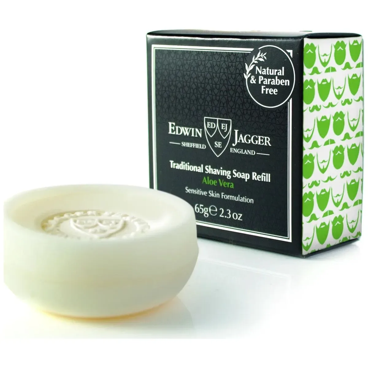 Edwin Jagger Raktvål Refill Aloe Vera 65g