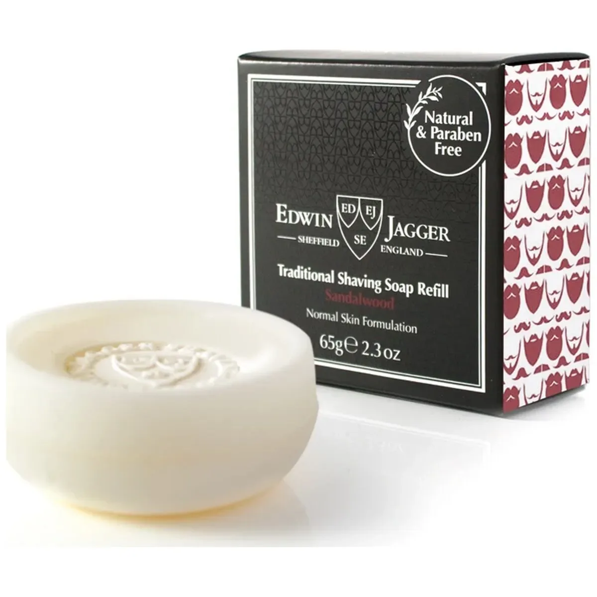 Edwin Jagger Raktvål Refill Sandalwood 65g