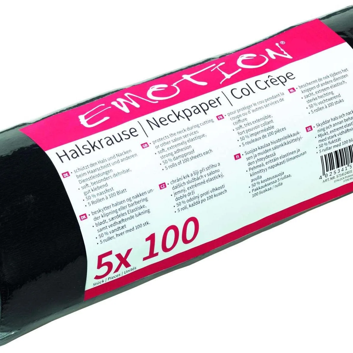 Efalock Emotion Neck Paper Black