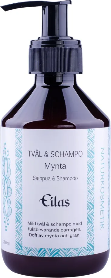 Eilas Naturkosmetik Tvål & Schampo Mynta 260 ml