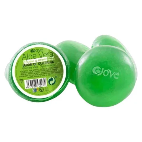 Ejove Aloe Vera Jabon Natural Artesanal (Round Soap) 80 g