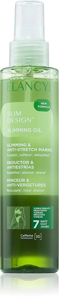 Elancyl Slim Design Olja för smalhet mot celluliter och bristningar 150 ml