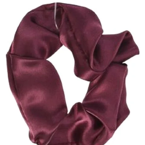 Eleganza Hårelastik Bordeaux Satin
