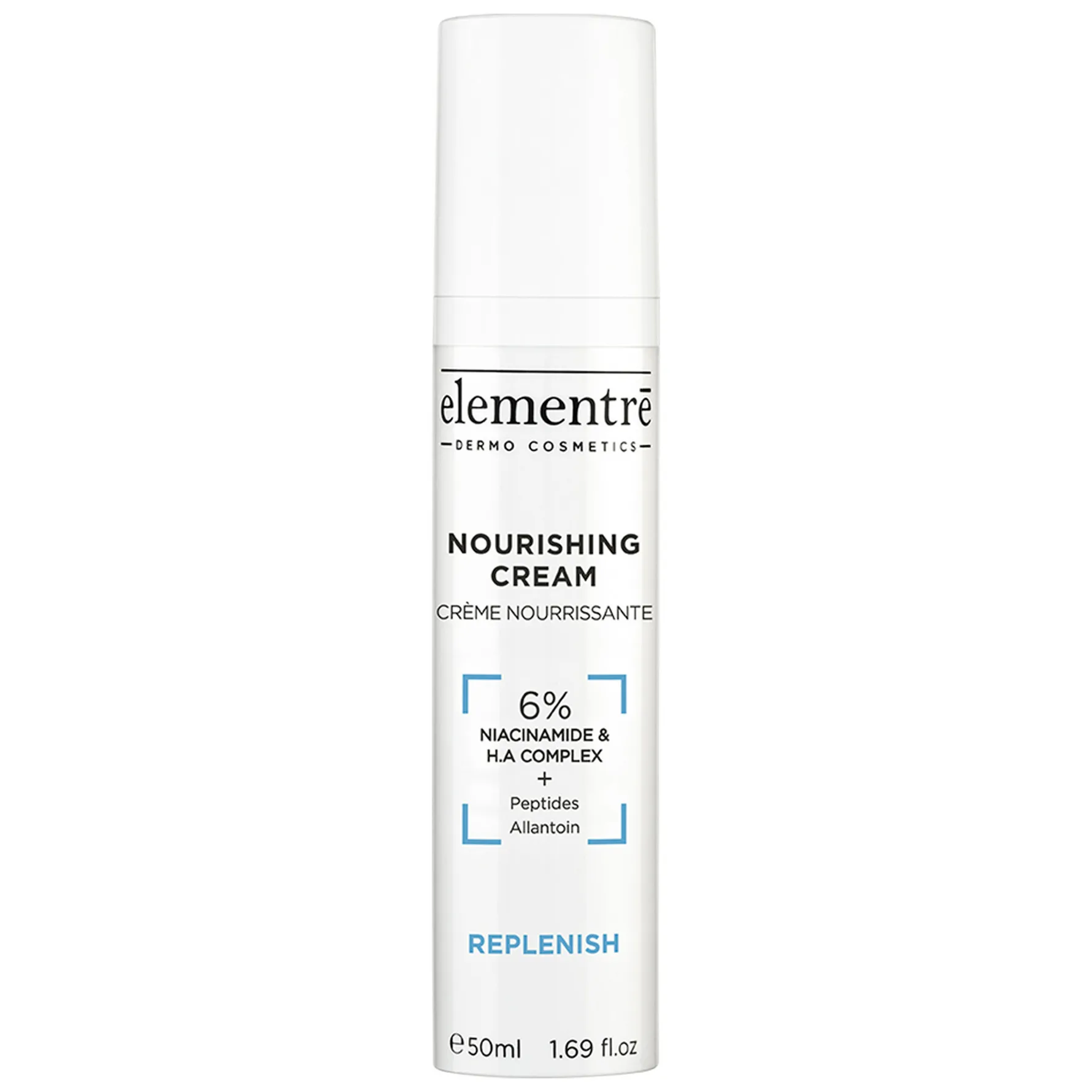 elementrē Nourishing Cream 6% Niacinamide & Hyaluronic Acid 50 ml