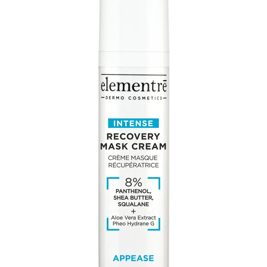 Elementre Recovery Mask Cream - 8% Panthenol, Shea Butter, Squalane 50ml