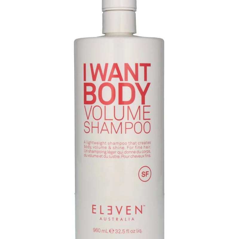 Eleven Australia I Want Body Volume Shampoo Sulfate Free 960 ml