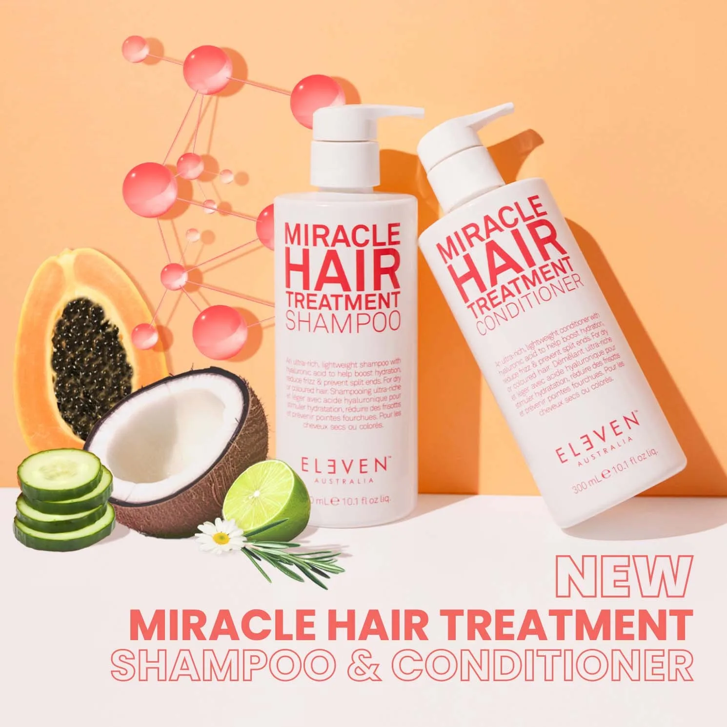 Eleven Australia Miracle Hair Treatment Shampoo ravitseva shampoo 300 ml