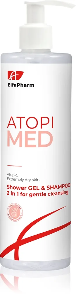 Elfa Pharm Intensive Cosmetic Atopi Med Schampo och duschtvål 2-i-1 för torr och atopisk hud 400 ml