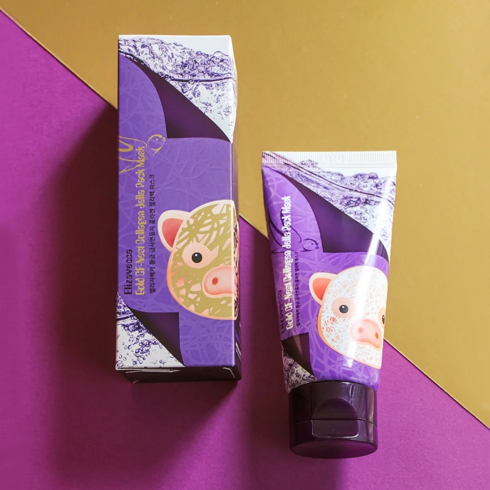 Elizavecca Gold CF-Nest Collagen Gella Pack Kollagenmask med effekt mot åldrande och för bättre fasthet 80 ml