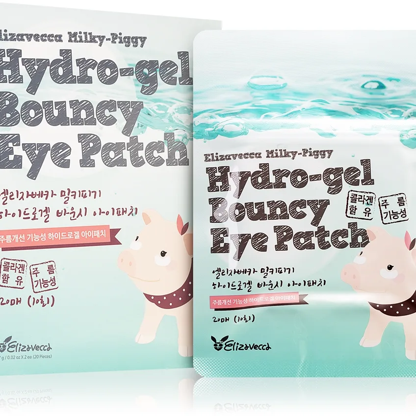 Elizavecca Milky Piggy Hydro-gel Bouncy Eye Patch Regenererande och återfuktande mask för ögonen 20 st.