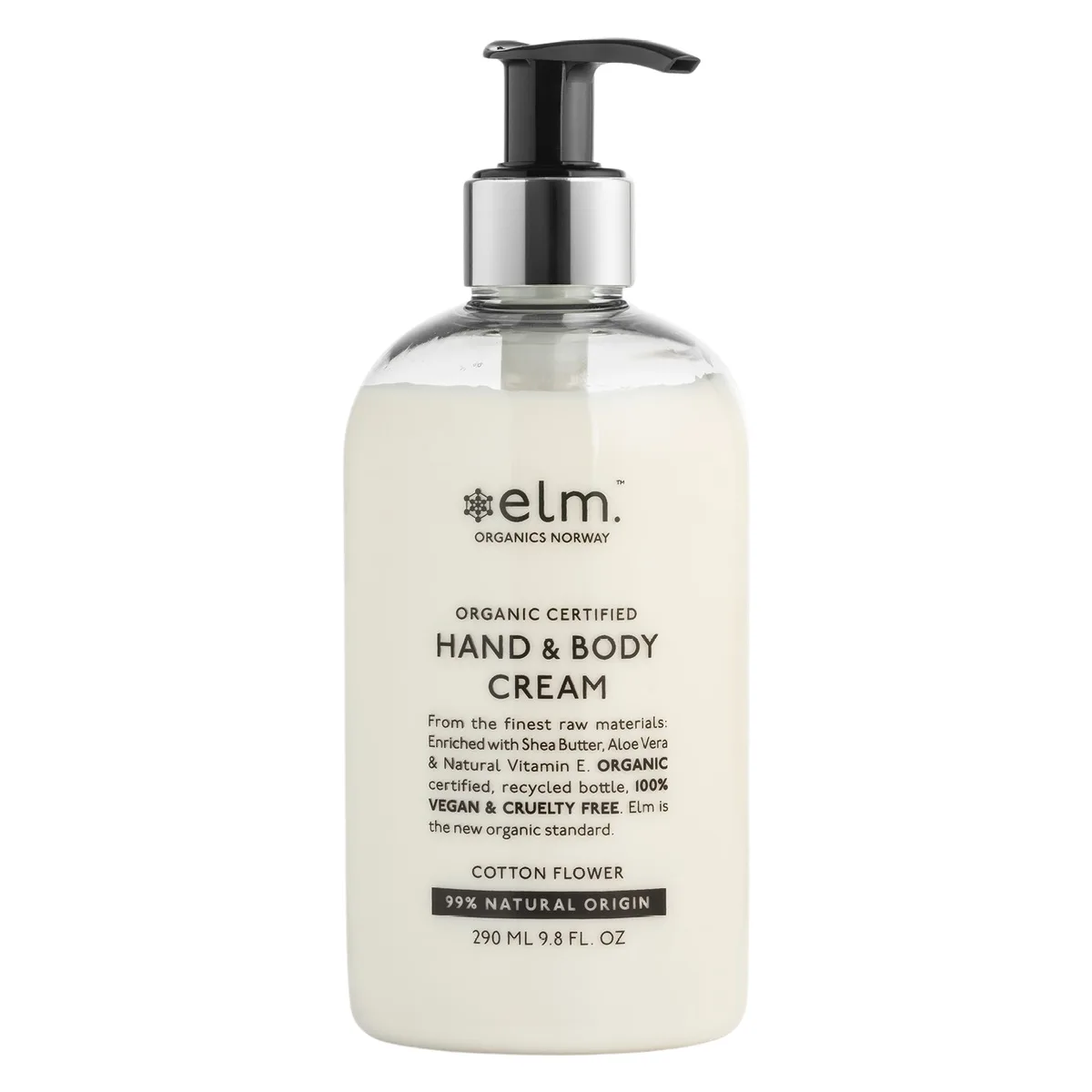 Elm Organics Herbal Rain Hand & Body Cream Classic 290ml