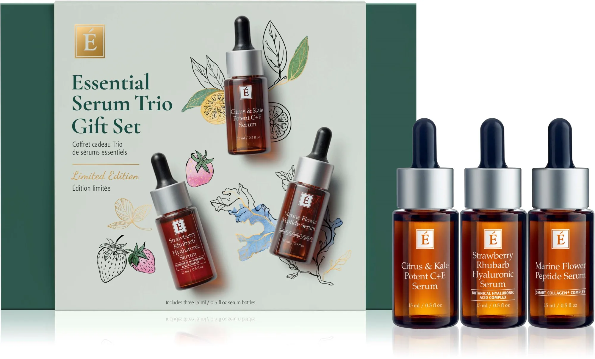 Eminence Organics Essential Serum Trio Gift Set
