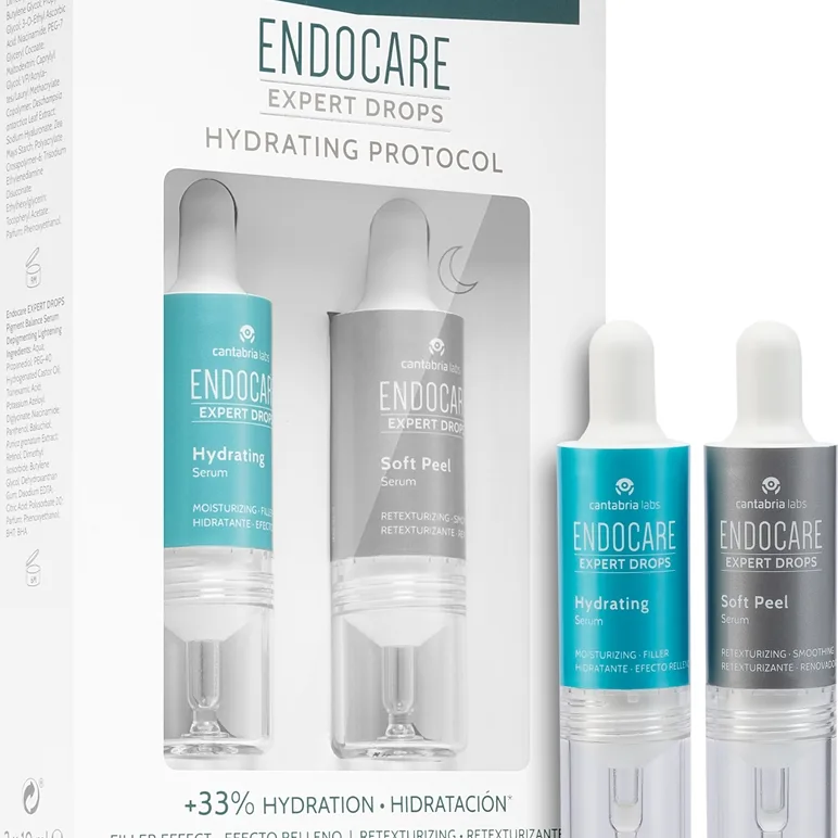Endocare Expert Drops Fyllande serum för intensiv återfuktning 2x10 ml