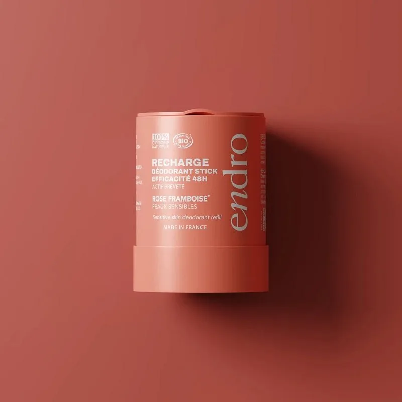 endro Cosmètiques - Bio Deodorant Stick refill - Rosen-hallon
