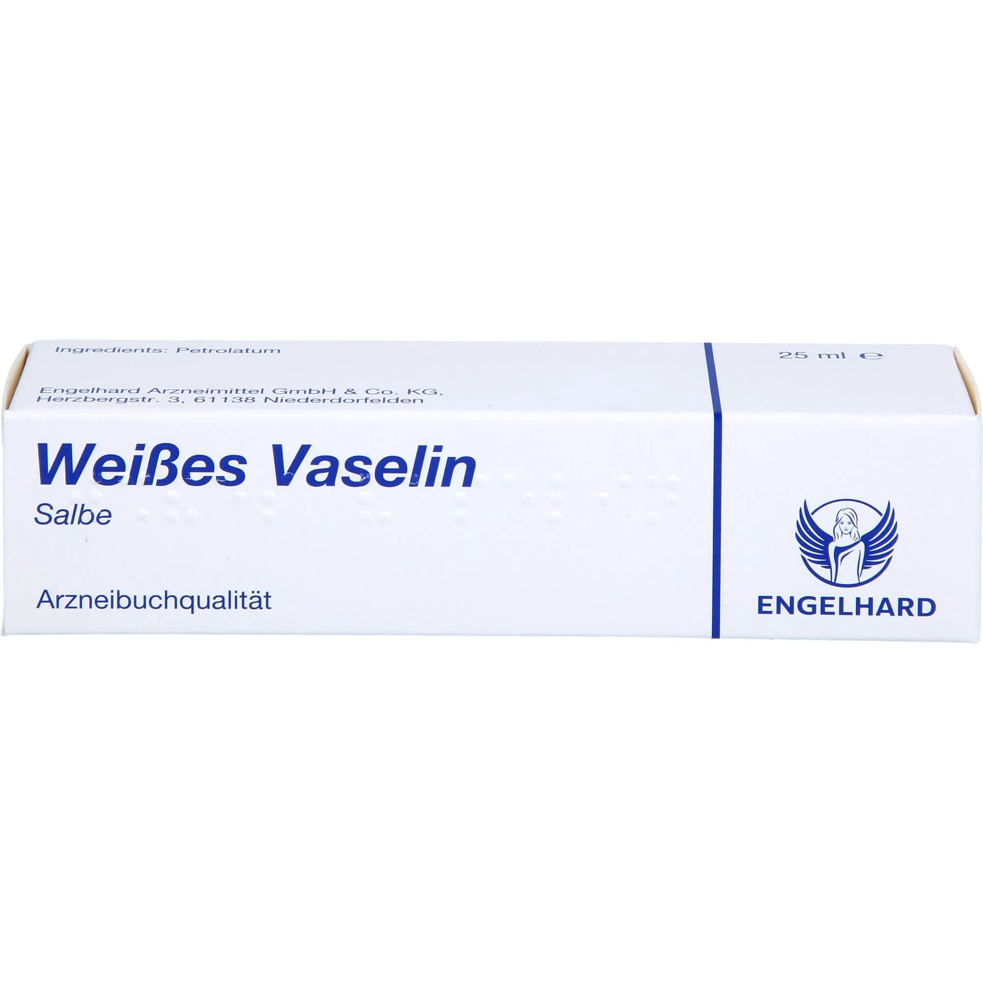 Weißes Vaselin in der Tube 25 ml Salbe - Zur Hautpflege