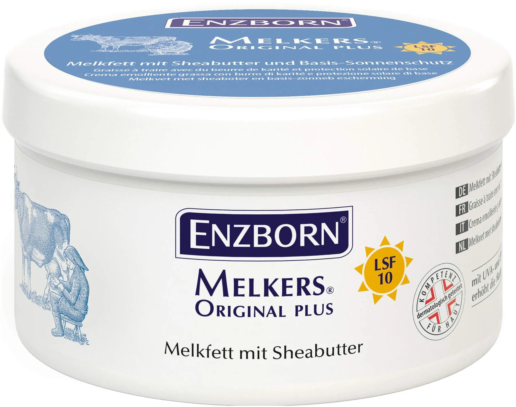 Enzborn Melkers Original Sheabutter Plus 250 ml - Intensiv Hautpflege