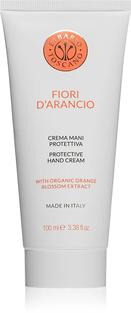 Erbario Toscano Fiori d’Arancio Skyddande kräm för händer 100 ml