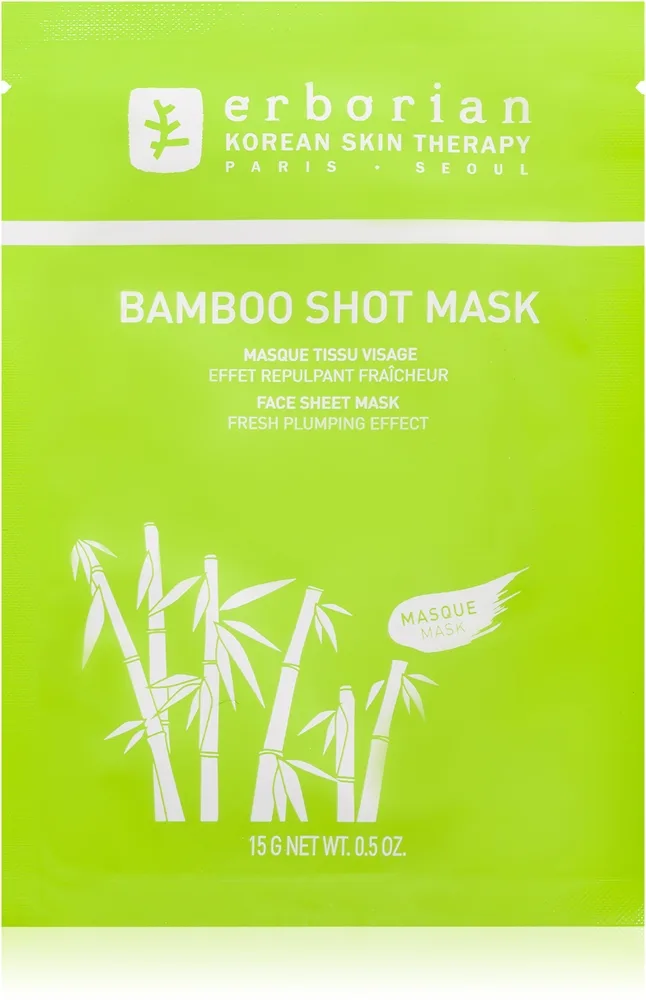 Erborian Bamboo närande arkmask för ansiktet med återfuktande effekt 15 g