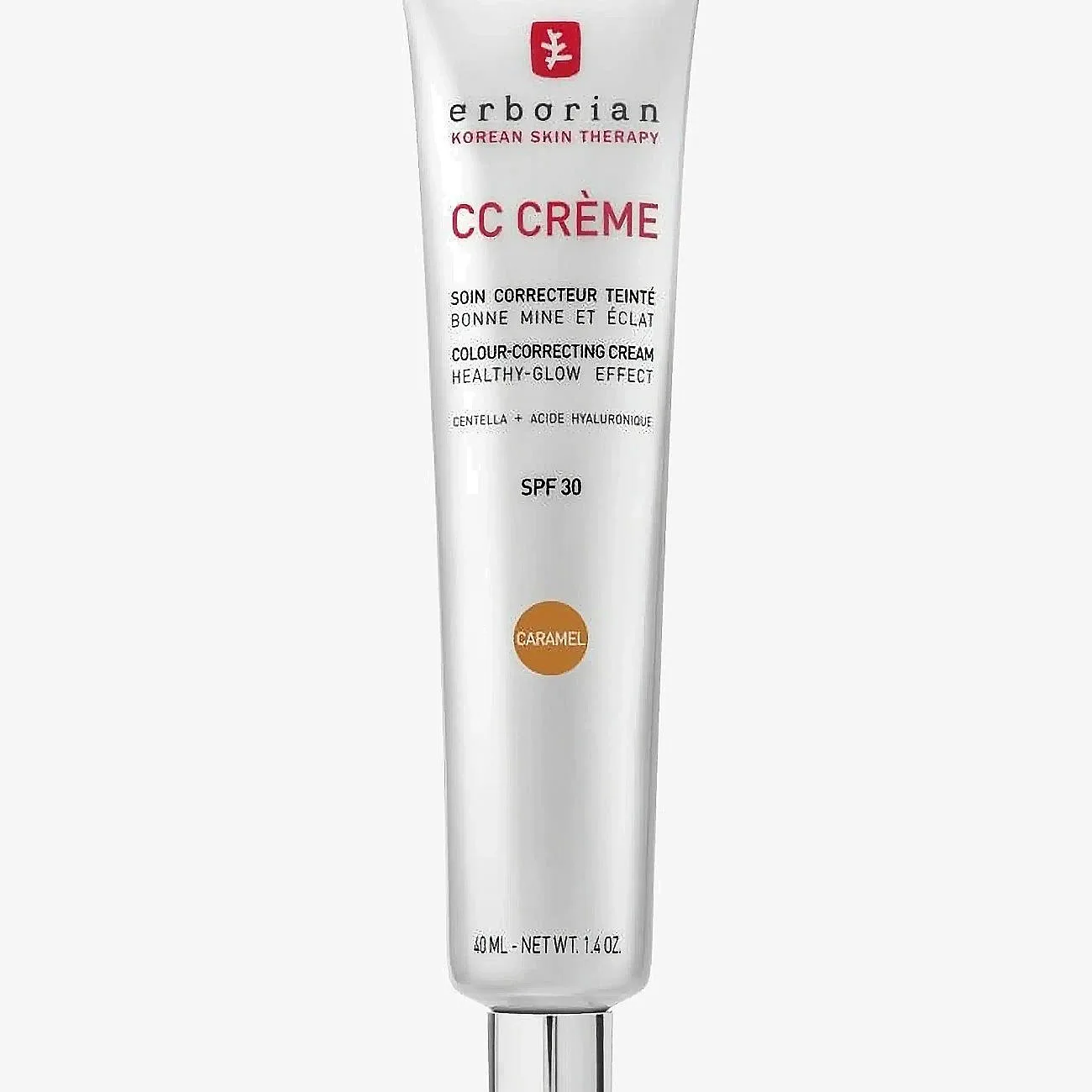 Erborian CC Crème Centella Asiatica ihon sävyä tasoittava CC-voide SPF 30 sävy Caramel 40 ml