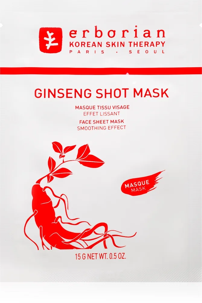 Erborian Ginseng Shot Mask Arkmask med lindrande effekt 15 g