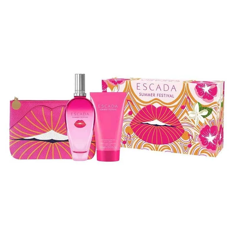 Escada Summer Festival EdT 100ml + BodyLotion 150ml+ Clutch Bag Giftset