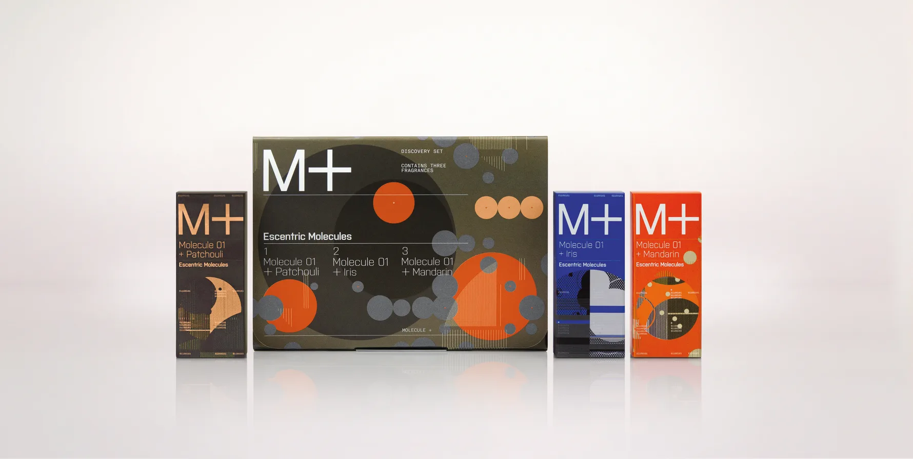 M+ Patchouli Iris Mandarin Discovery Set 3 x 2 ml