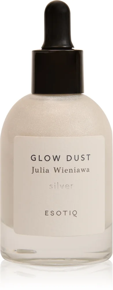 Esotiq Glow Dust Julia Wieniawa Kroppsolja med glitter Skugga Silver 50 ml