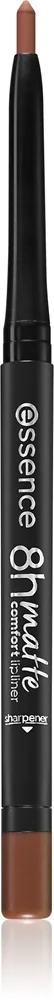 essence 8h Matte Comfort Mat læbeliner med blyantspidser Skygge 01 Cinnamon Spice 0,3 g