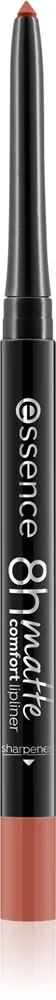 essence 8h Matte Comfort Mat læbeliner med blyantspidser Skygge 12 Cushion Talk 0,3 g