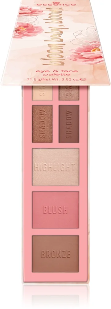 essence Bloom baby, bloom! Contoure-palett för ansikte och ögon 02 - Bloom your own way 11.5 g