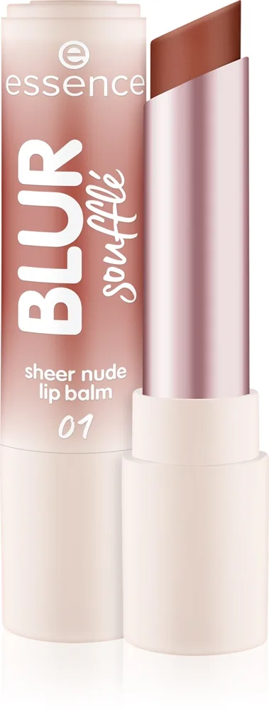 essence BLUR soufflé sheer nude lip balm Huulivoide