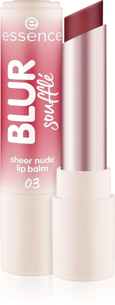 essence BLUR soufflé sheer nude lip balm Huulivoide