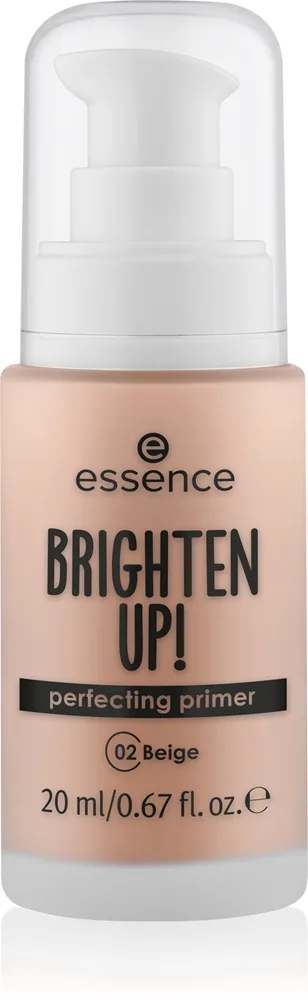 essence BRIGHTEN UP! Perfecting Primer Flydende primer Under Makeup Skygge 02 Beige 20 ml