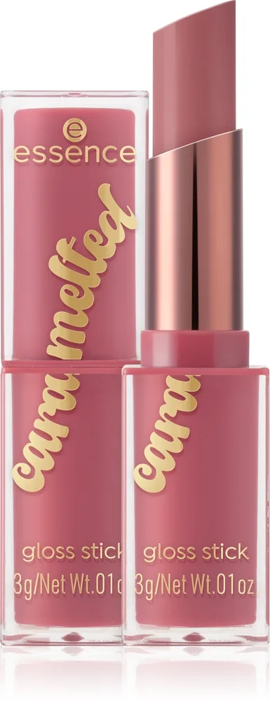 essence caramelted glänzender Lippenbalsam Farbton 01 Sweet Lips, Caramel Kiss 3 g