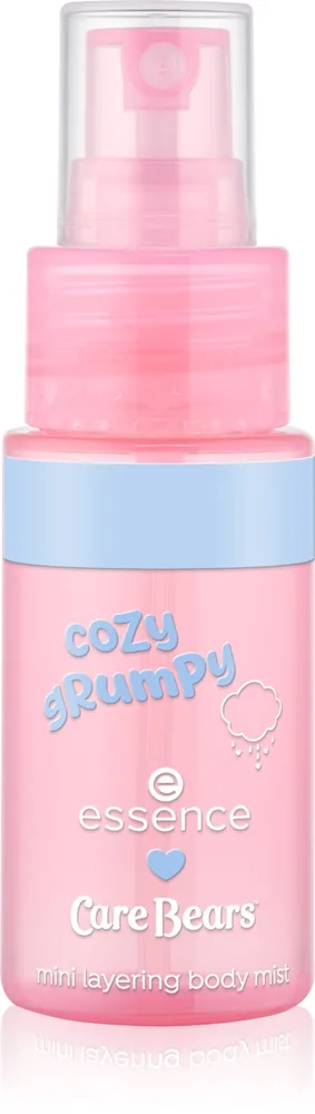 essence Care Bears hajustettu vartalosuihke mini naisille 01 Cozy Grumpy 35 ml