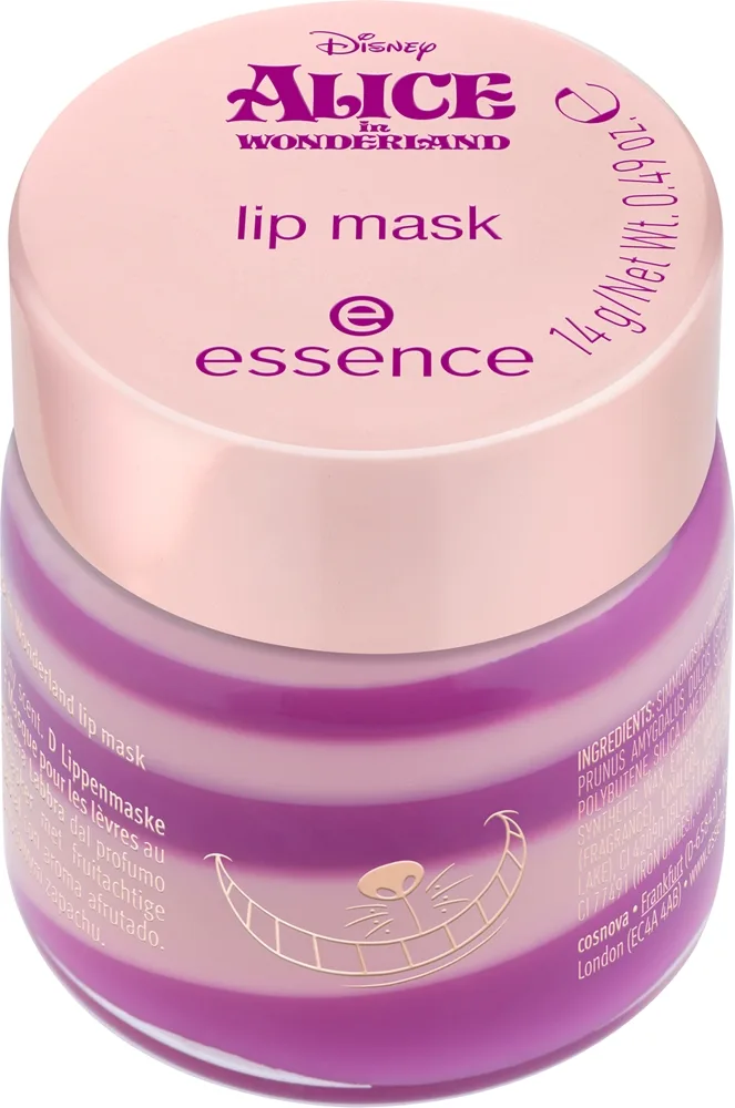 essence Disney Alice in Wonderland Närande mask för läppar Skugga 01 Swirlin' Around 14 g
