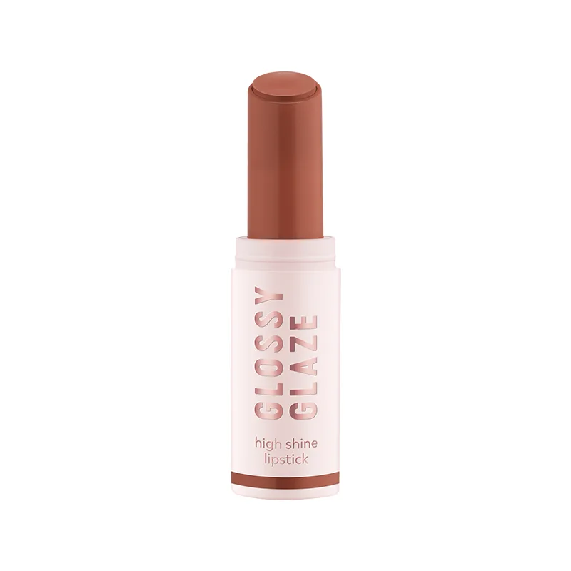 Essence GLOSSY GLAZE High Shine Lipstick 01 Livin La Vida Mocha