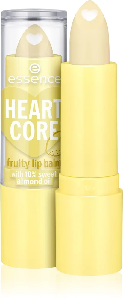 essence HEART CORE huulivoide sävy 04 Lemon 3 g