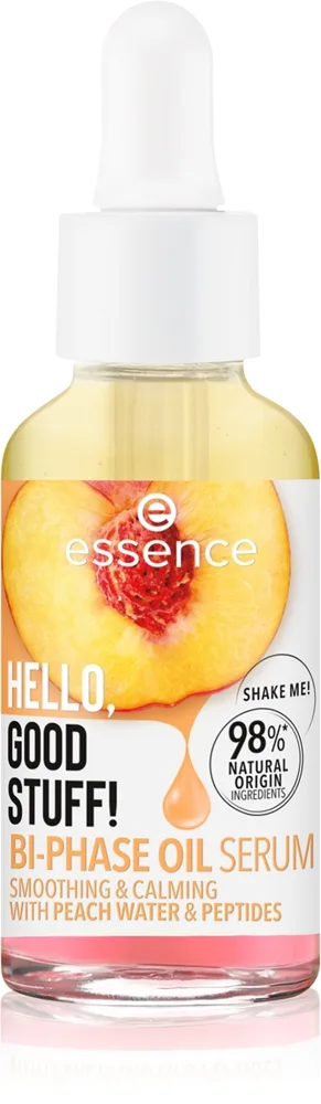 Essence Hello, Good Stuff! Peach Water & Peptides kaksivaiheinen seerumi 30 ml