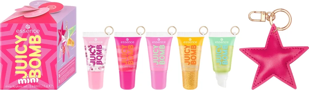 essence Juicy Bomb Mini huulimeikkisetti mini 01 Holiday Happiness