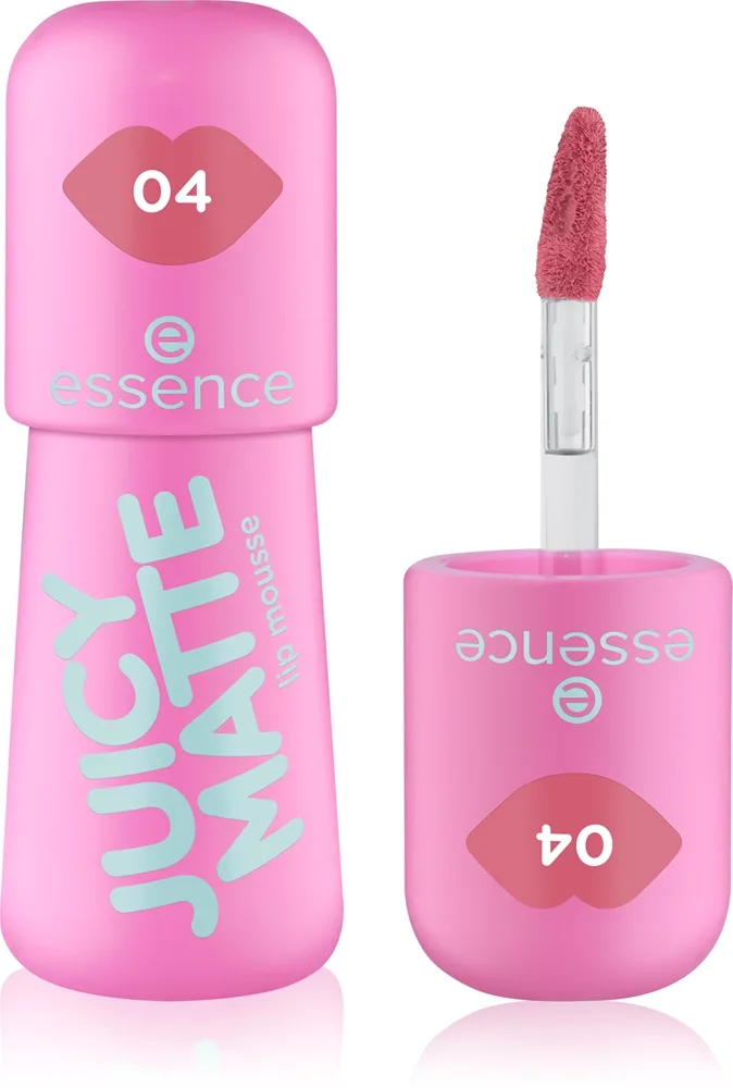 essence JUICY MATTE Mousse-Lippenstift mit Matt-Effekt Farbton 04 Dreamy Blossoms 2.7 ml