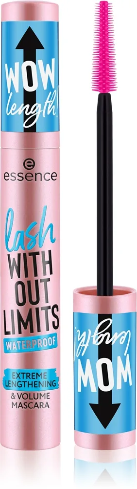 essence Lash Without Limits Waterproof Extreme Lengthening & Volume Mascara 03 Black Waterproof - 13 ml