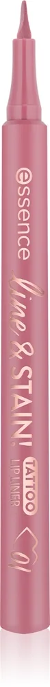 essence line & STAIN! TATTOO LIP LINER Huultenrajauskynä