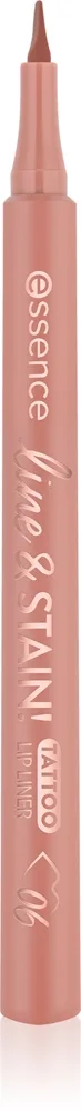 essence line & STAIN! TATTOO Lippenkonturenstift für einen langanhaltenden Effekt Farbton 06 Cinna-Mood 1.1 ml