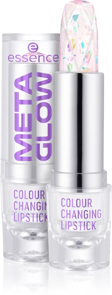 essence META GLOW COLOUR CHANGING Læbestift, der skifter farve afhængig af dit humør 3,4 g