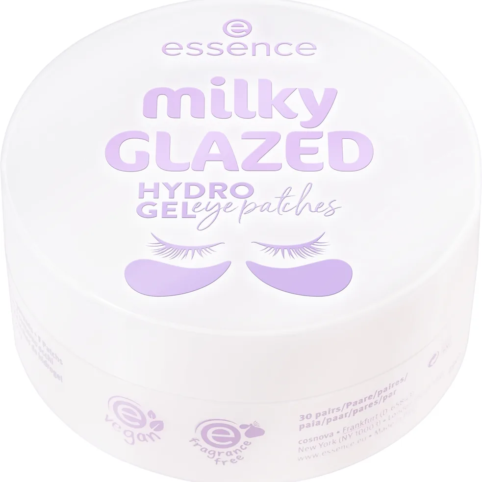 essence Milky Glazed Hydro Gel Eye Patches 30 Pairs