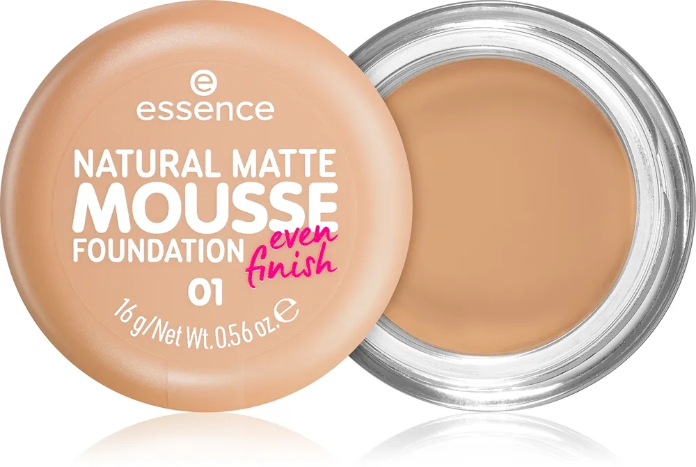 essence Natural Matte Mousse Foundation 01 - 16 g