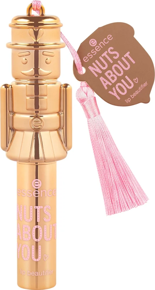 essence Nuts About You läppbalsam utan extra kostnad med glitter Skugga 01 What's Crackin'? 1.5 g